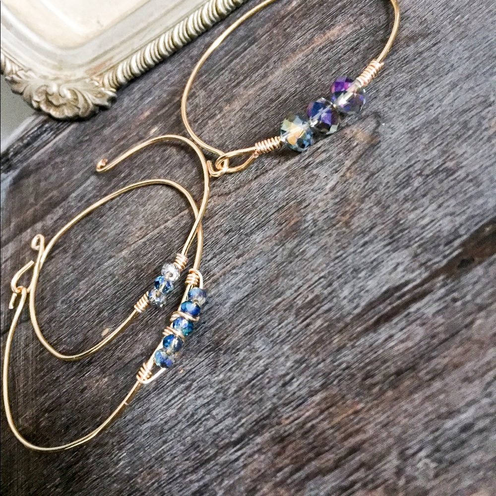 Wire wrapped bracelet